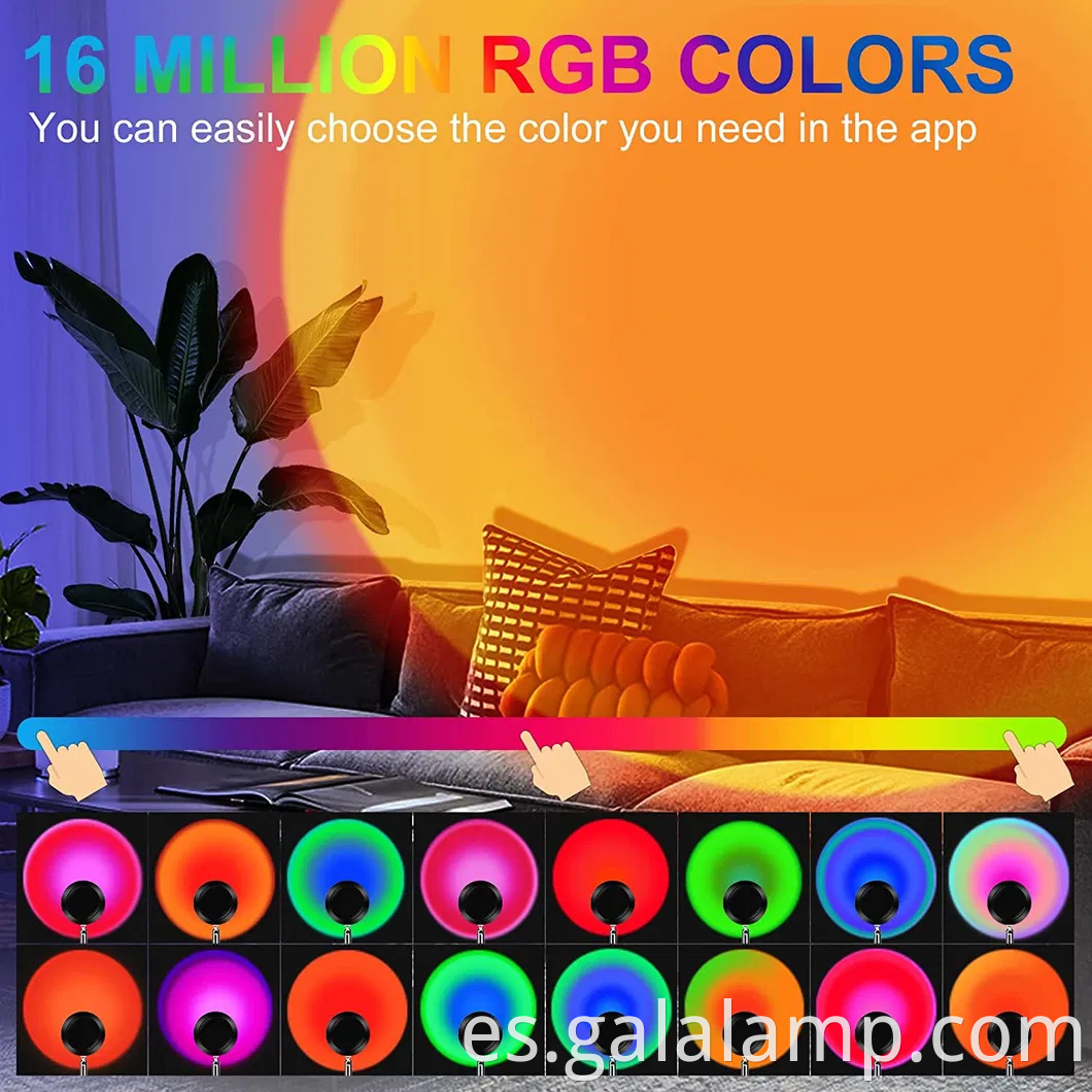 Lámpara LED RGB RGB RGB con control de la aplicación Tuya